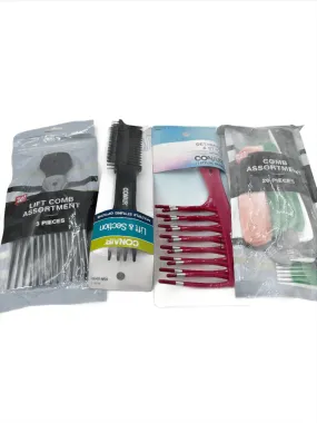 Hair Combs, Bag of 4, Assorted styles & brands