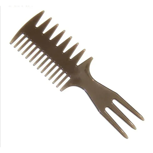 Handle Grip Large Tooth Detangling Curly Hair Comb Set