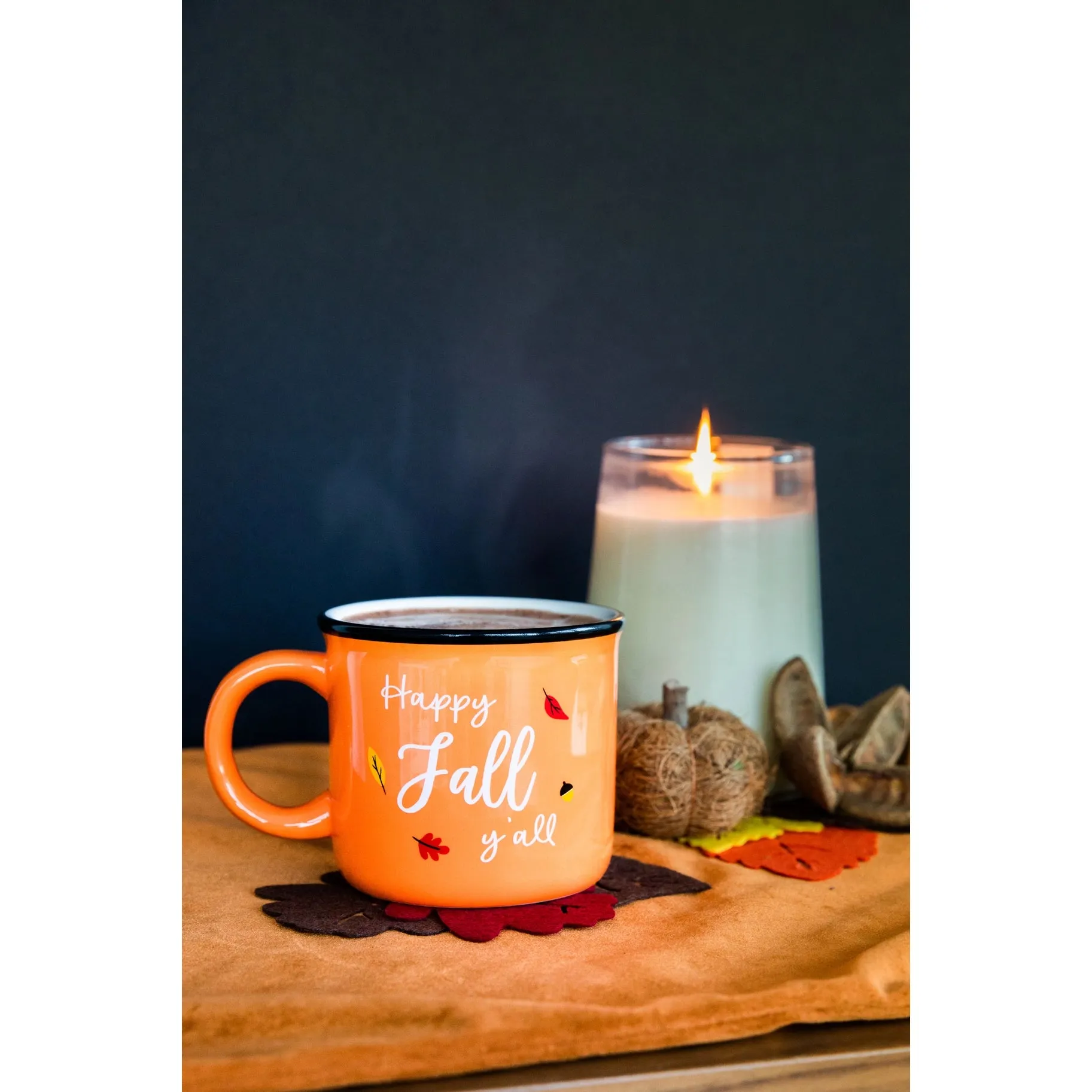 Happy Fall Ya'll Camping Mug