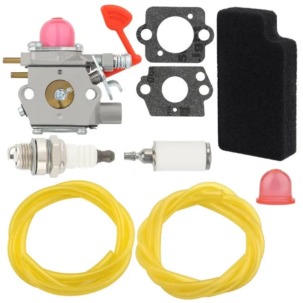 Hipa Carburetor Kit For Craftsman 25cc 200 Mph 430 / 450 Cfm 358794650 358794600 Gas Blower Replaces 545081855 WT-875A