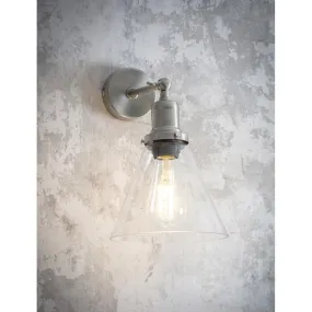 Hoxton Cone Wall Light - Satin Nickel