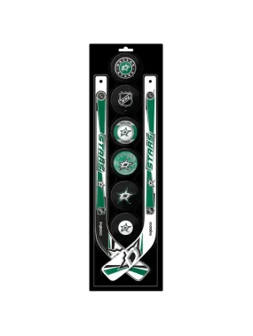 Inglasco NHL Dallas Stars 8-Pack Mini Stick & Foam Puck Set