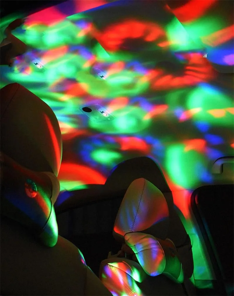 Interior Car LED Ambient Disco Atmosphere Light