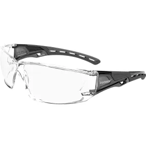 Iron-Fog Premium Grade Anti-Fog Safety Glasses Black Frame, Clear Lens 3085-B-C/A