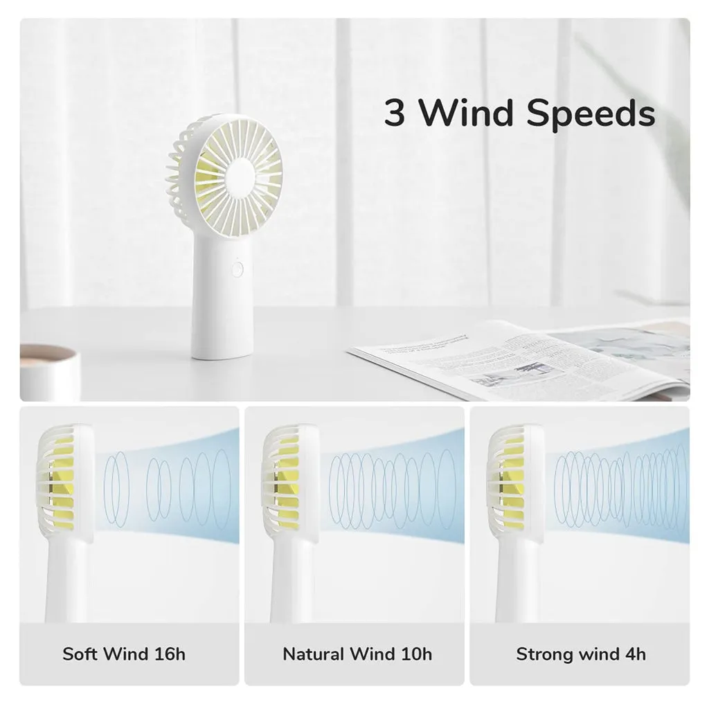 JISULIFE Life 3 F2B HandHeld Fan 2 In 1 Portable Mini Fan