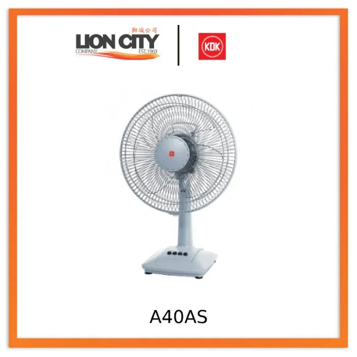 KDK A40AS 40cm Table Fan (Pre-Order)- Silver Blue / Silver Gray