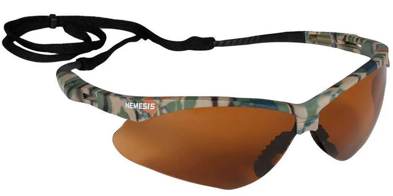 KleenGuard Nemesis Safety Spectacle - Bronze Lens w/Camo Frame 19644