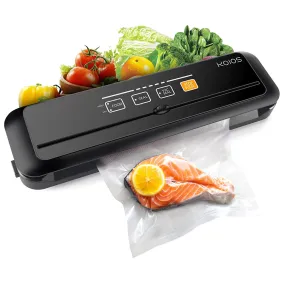 KOIOS Vacuum Sealer Machine, 86Kpa Automatic Vacuum Air food sealer/Built-in Cutter Starter Kit