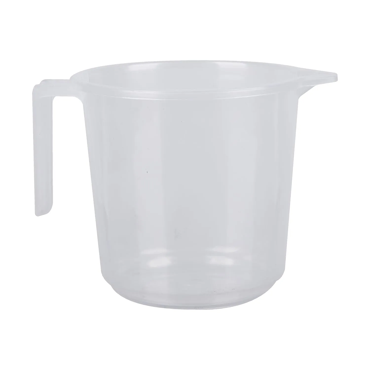 Kuber Industries Bathroom Mug | Plastic Bath Mug for Bathroom | Strong Mug for Bathroom | Toilet Mug | Washroom Jug | Mug for Bathing | 1500 ML | Pack of 2 | Transparent