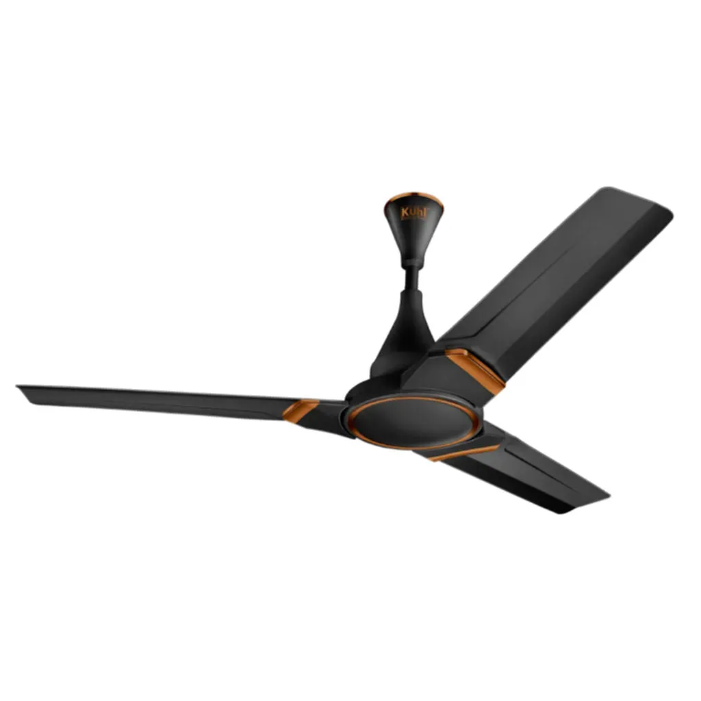 Kuhl Prima A3 BLDC Ceiling Fan With Remote 900 mm Black