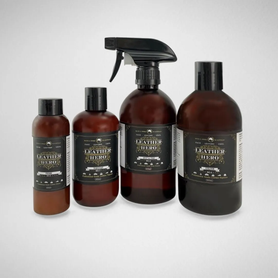 Leather Repair & Recolour Kit - Aniline Ember