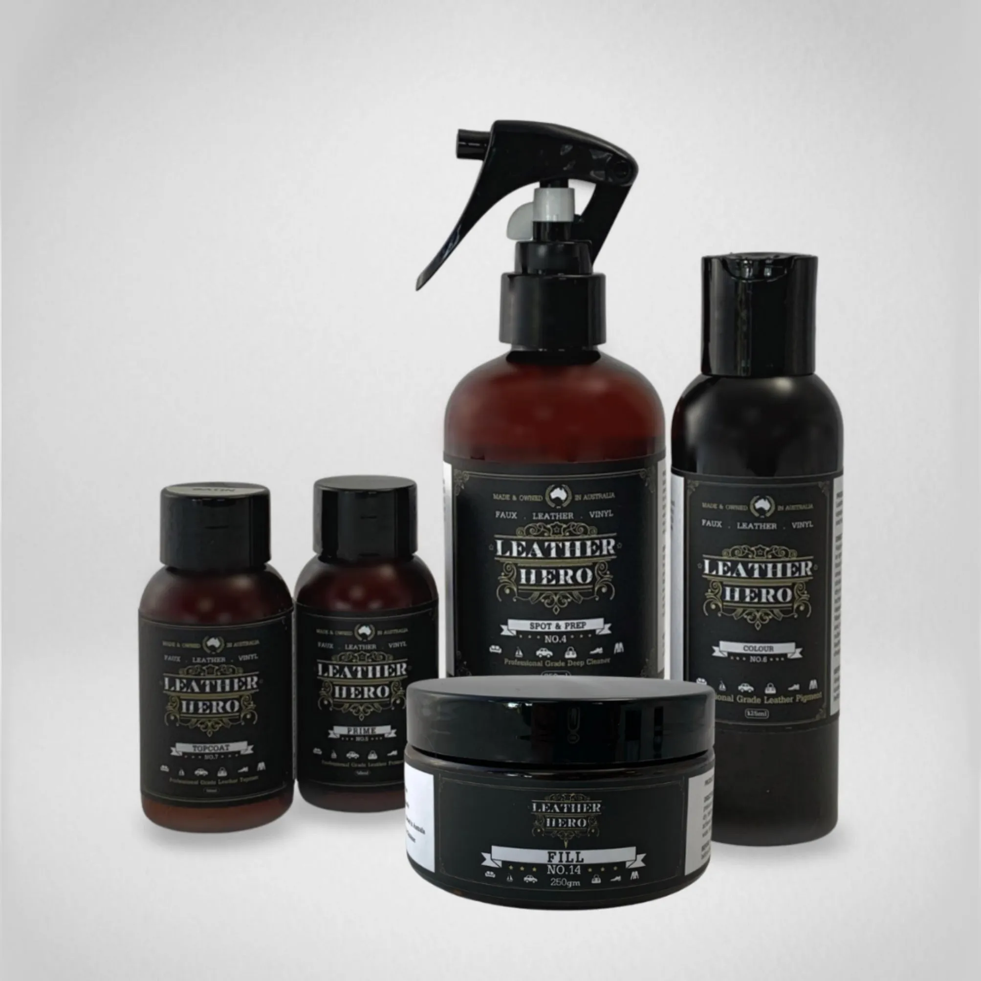 Leather Repair & Recolour Kit - Aniline Ember