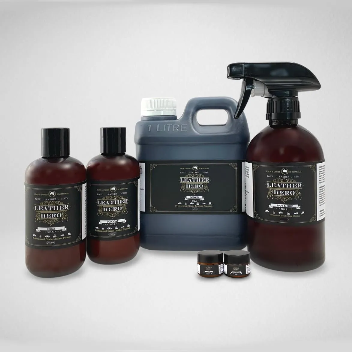 Leather Repair & Recolour Kit - Aniline Ember