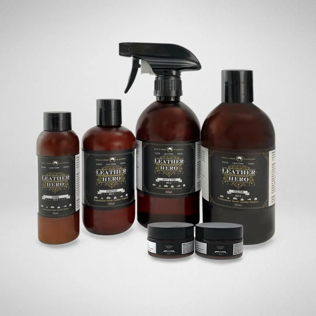 Leather Repair & Recolour Kit - Aniline Ember