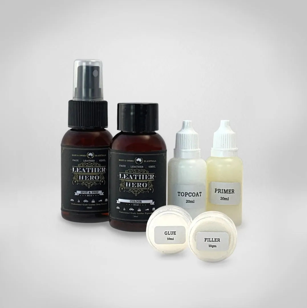 Leather Repair & Recolour Kit - Aniline Ember