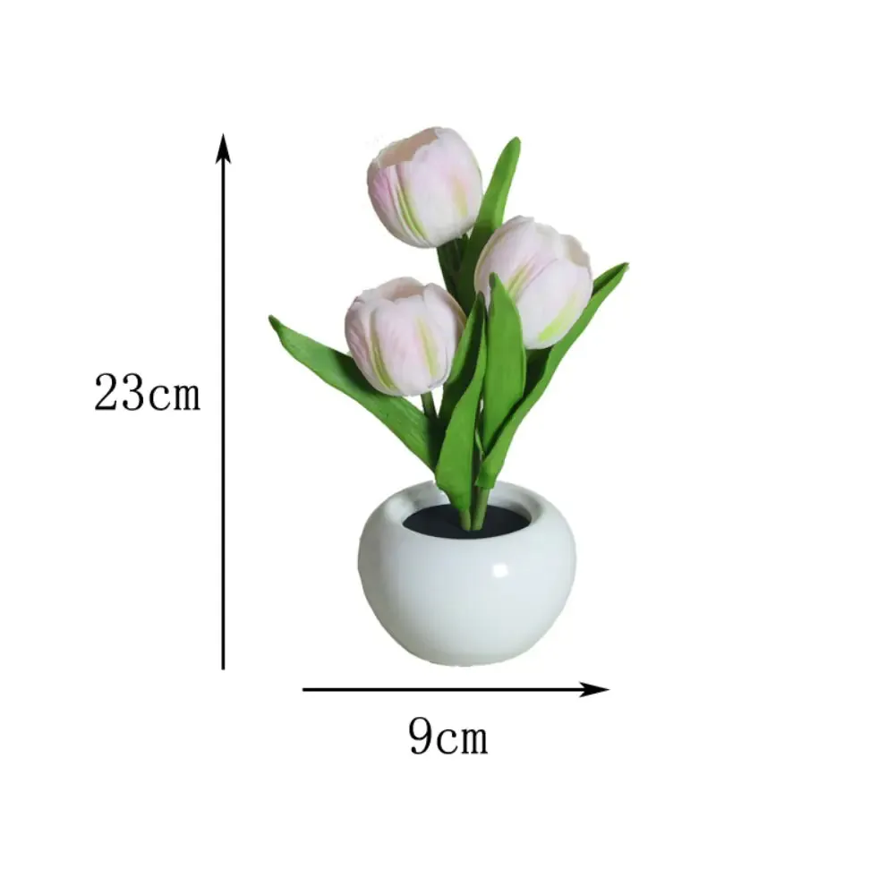 LED Tulip Flower Table Lamp