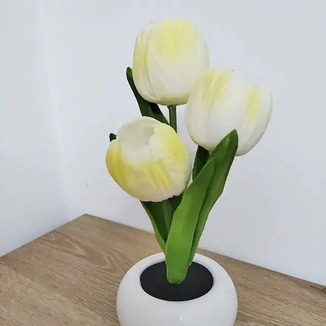 LED Tulip Flower Table Lamp