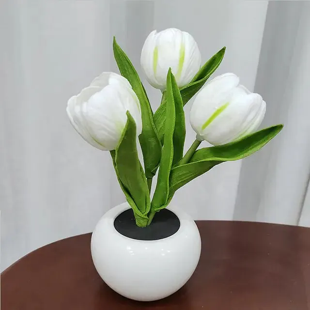 LED Tulip Flower Table Lamp