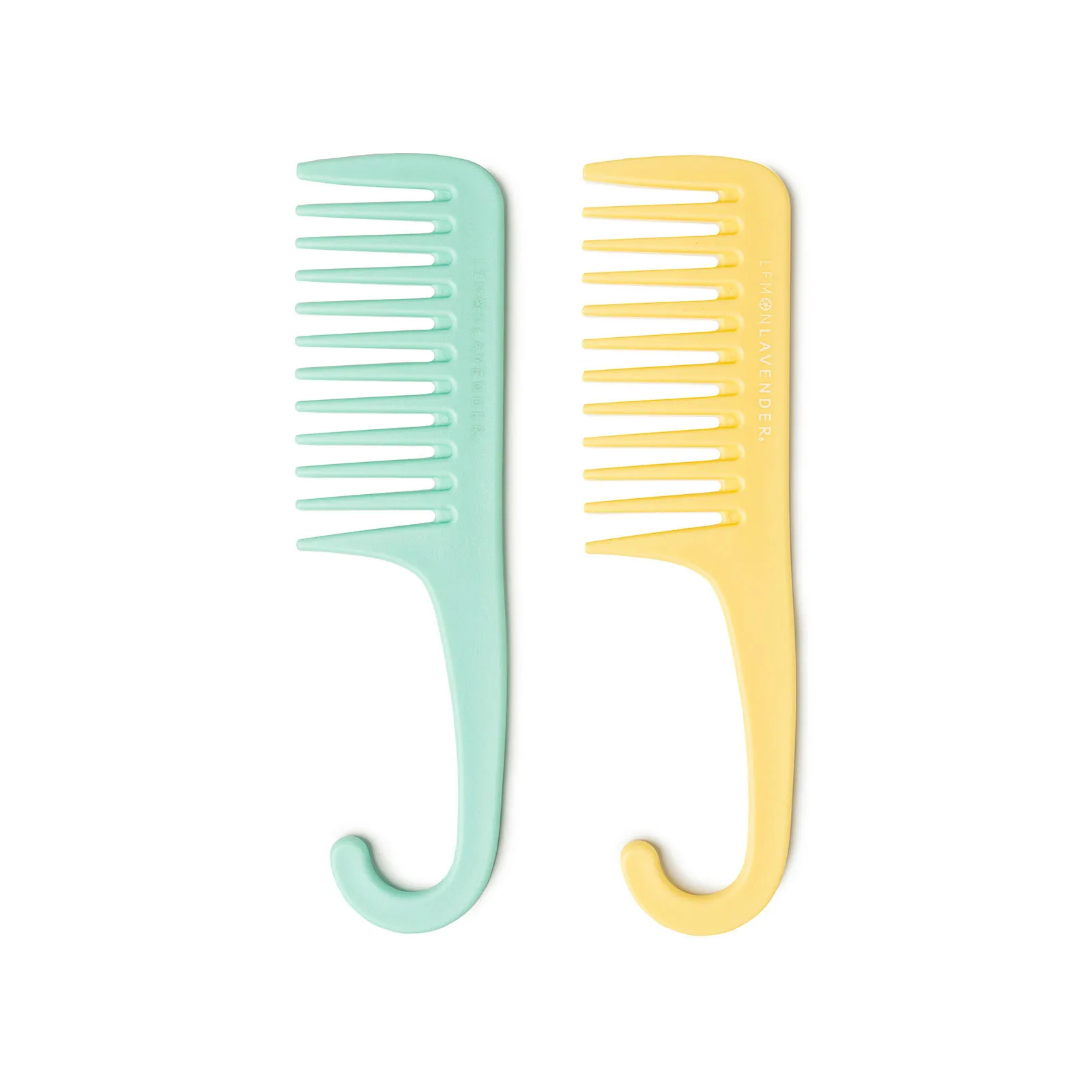 Lemon Lavender Knot Today Detangling Shower Combs