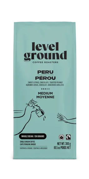 Level Ground Coffee - Peru Bean (300g)