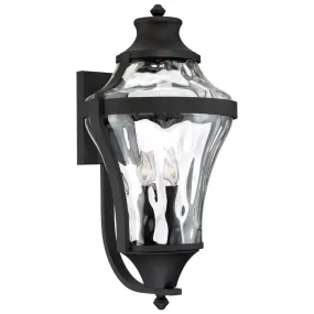 Libre 24 in. 4 Lights Outdoor Wall Lantern Black Finish