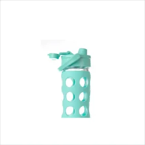 Life Factory 22 oz. Flip-Cap Glass Beverage Bottle in Turquoise