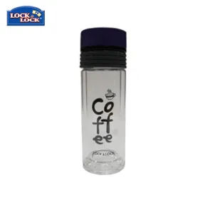 Lock & Lock Double Wall Glass Water Bottle 330ml