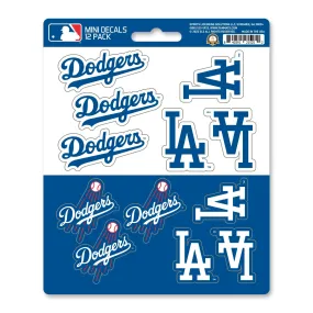 Los Angeles Dodgers 12 Count Mini Decal Sticker Pack