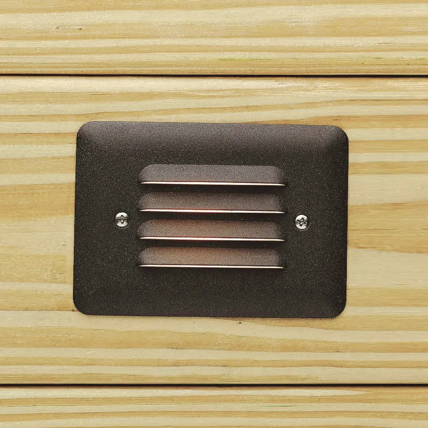 Louvered LED Mini-Step Light