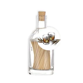 Luxury Match Bottle - Whiskey Tumbler Design