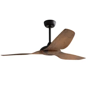 MACKAY 132cm / 52 inch 3 Blade DC Modern Ceiling Fan Walnut in Hand Painted