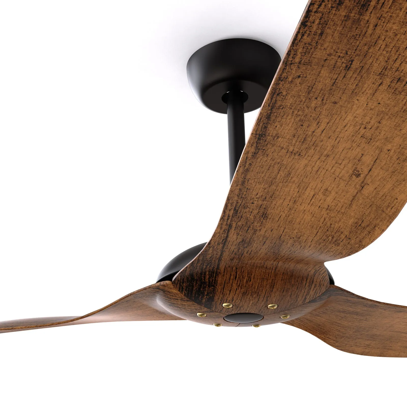 MACKAY 132cm / 52 inch 3 Blade DC Modern Ceiling Fan Walnut in Hand Painted