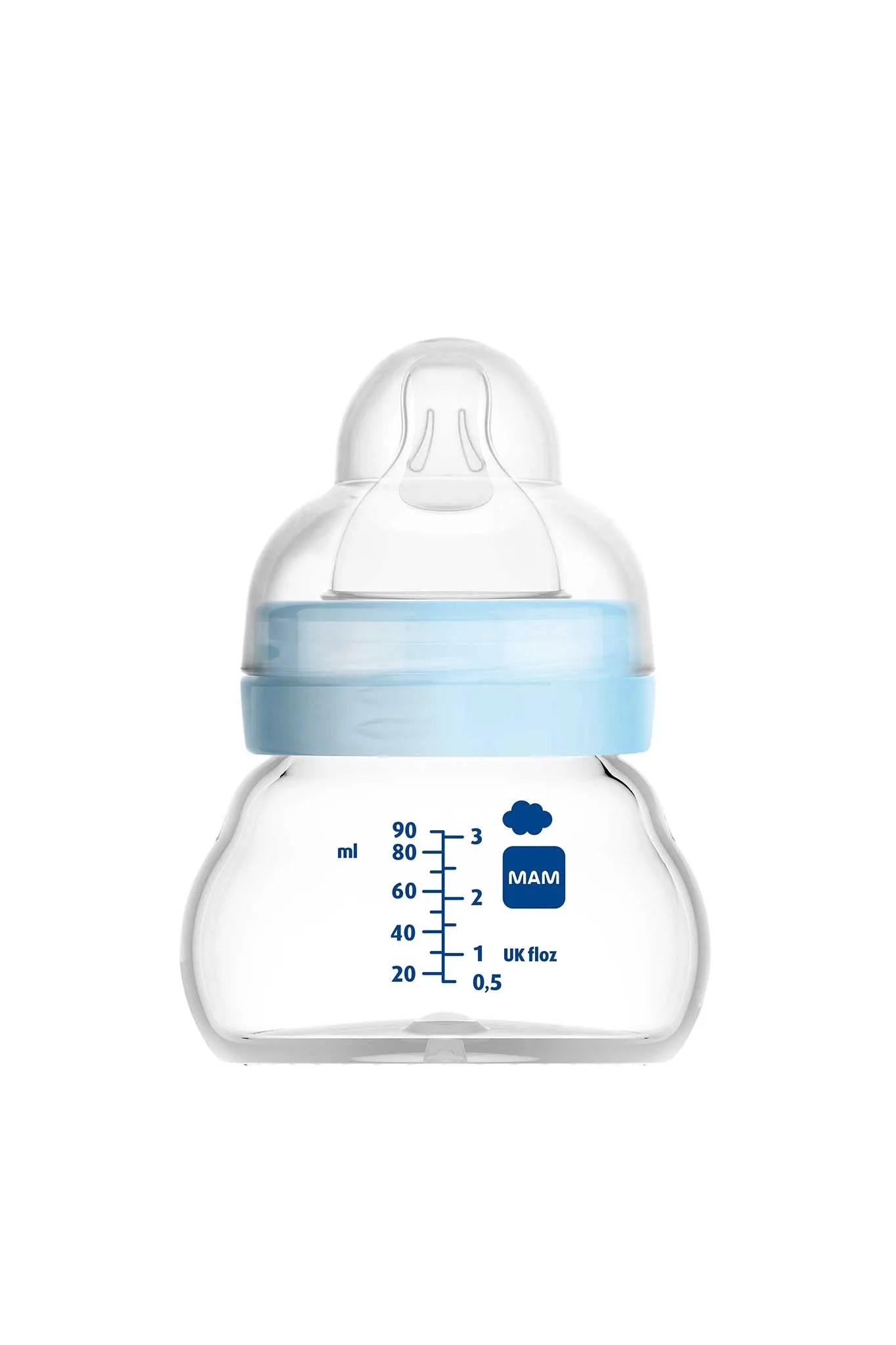 MAM Feel Good Glass Baby Bottle 90ml