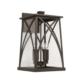 Marshall 4-Light Outdoor Wall Lantern in Oiled Bronze