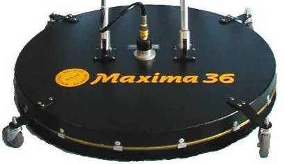 MAXIMA 36" ROTARY CLEANER W/WHEELS by WHISPER WASH (6808)