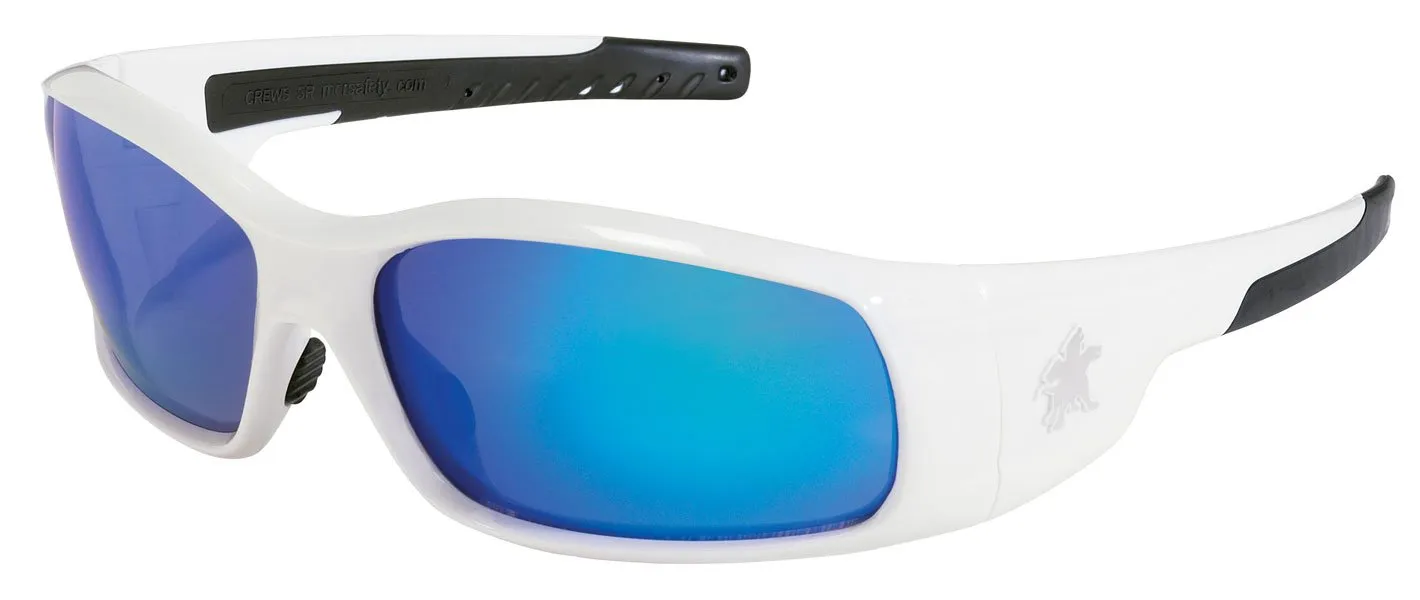 MCR Crews Swagger Safety Glasses, Sporty Sunglasses, ANSI Z87.1