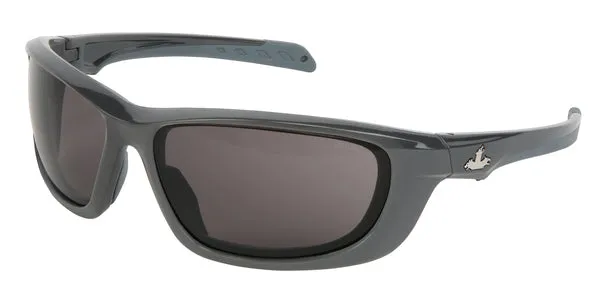 MCR Safety UD1 Gun Metal Frame, Gray MAX3 Lenses