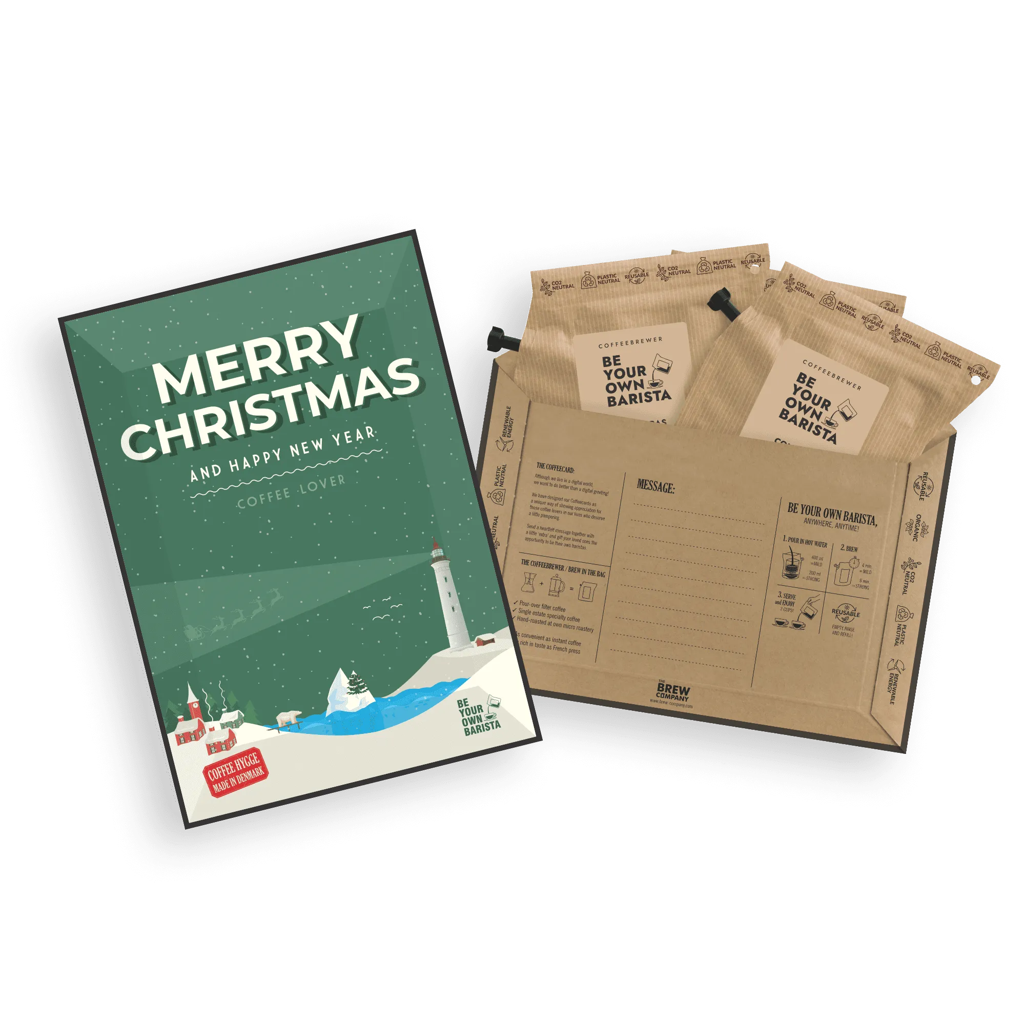 MERRY CHRISTMAS SPECIALTY COFFEE CARDS