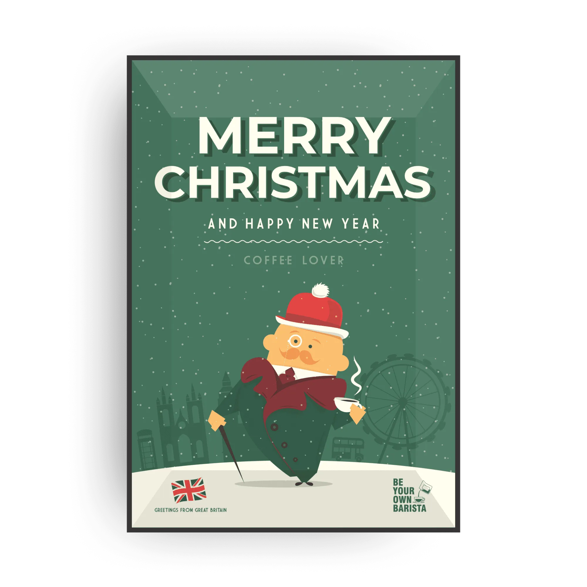 MERRY CHRISTMAS SPECIALTY COFFEE CARDS