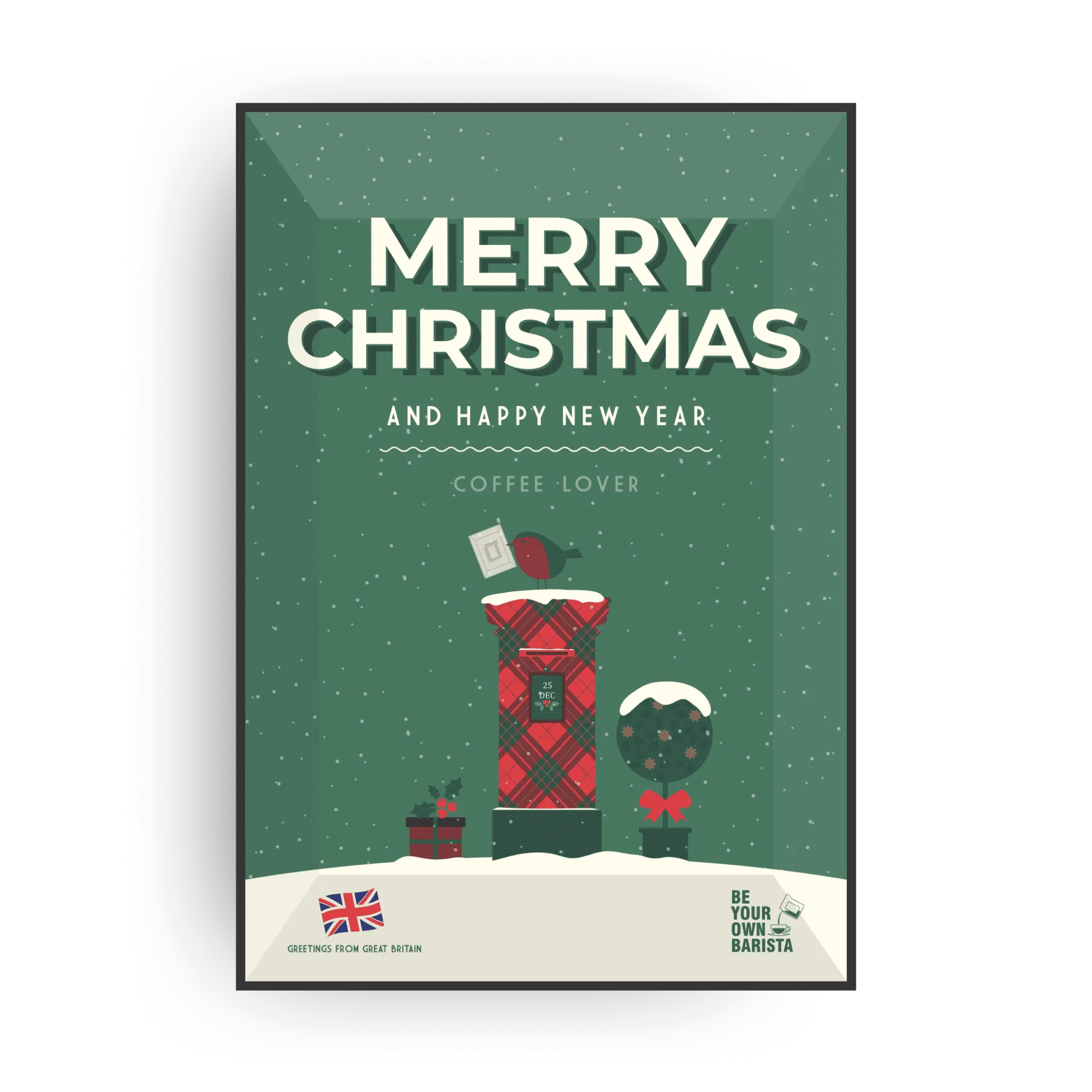 MERRY CHRISTMAS SPECIALTY COFFEE CARDS