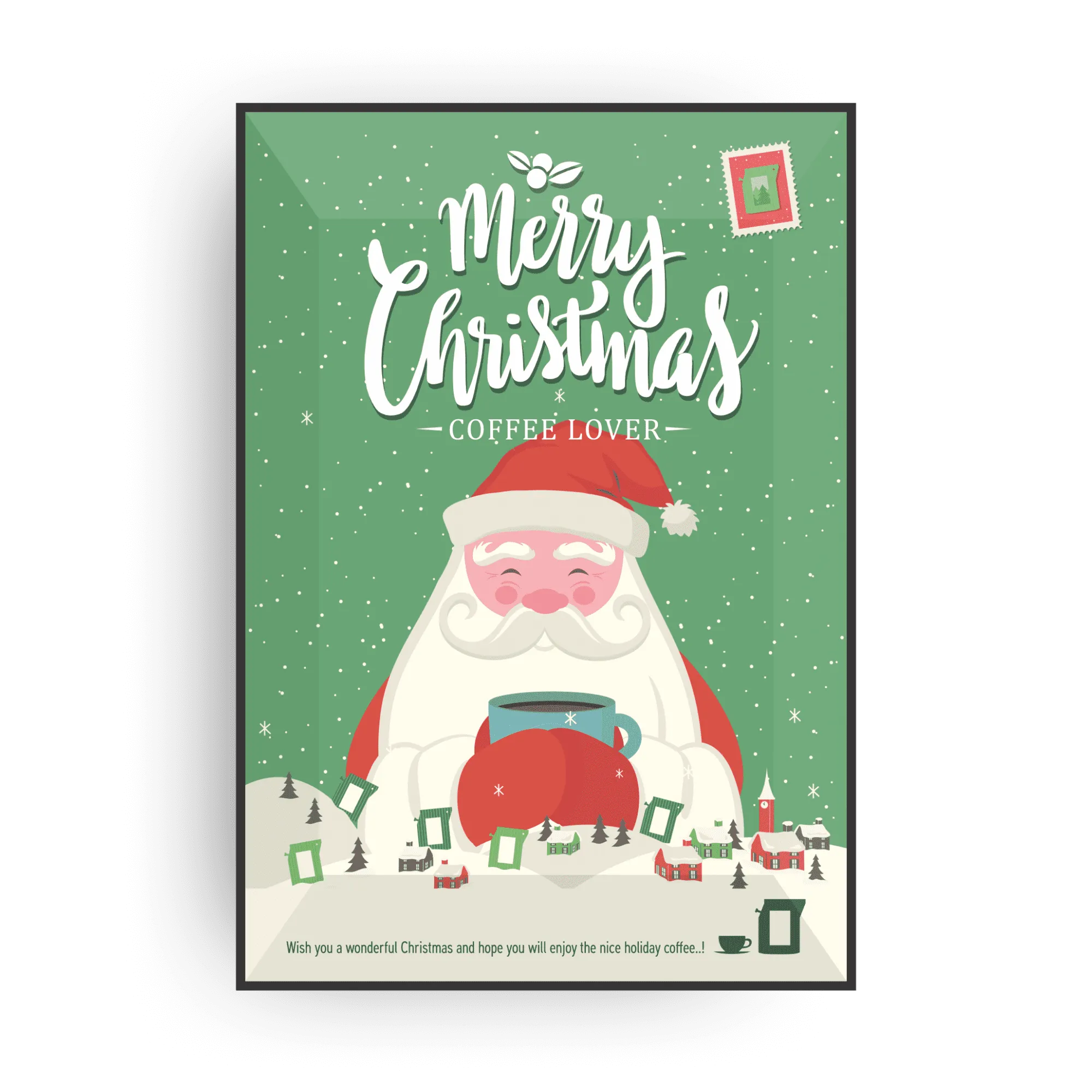 MERRY CHRISTMAS SPECIALTY COFFEE CARDS