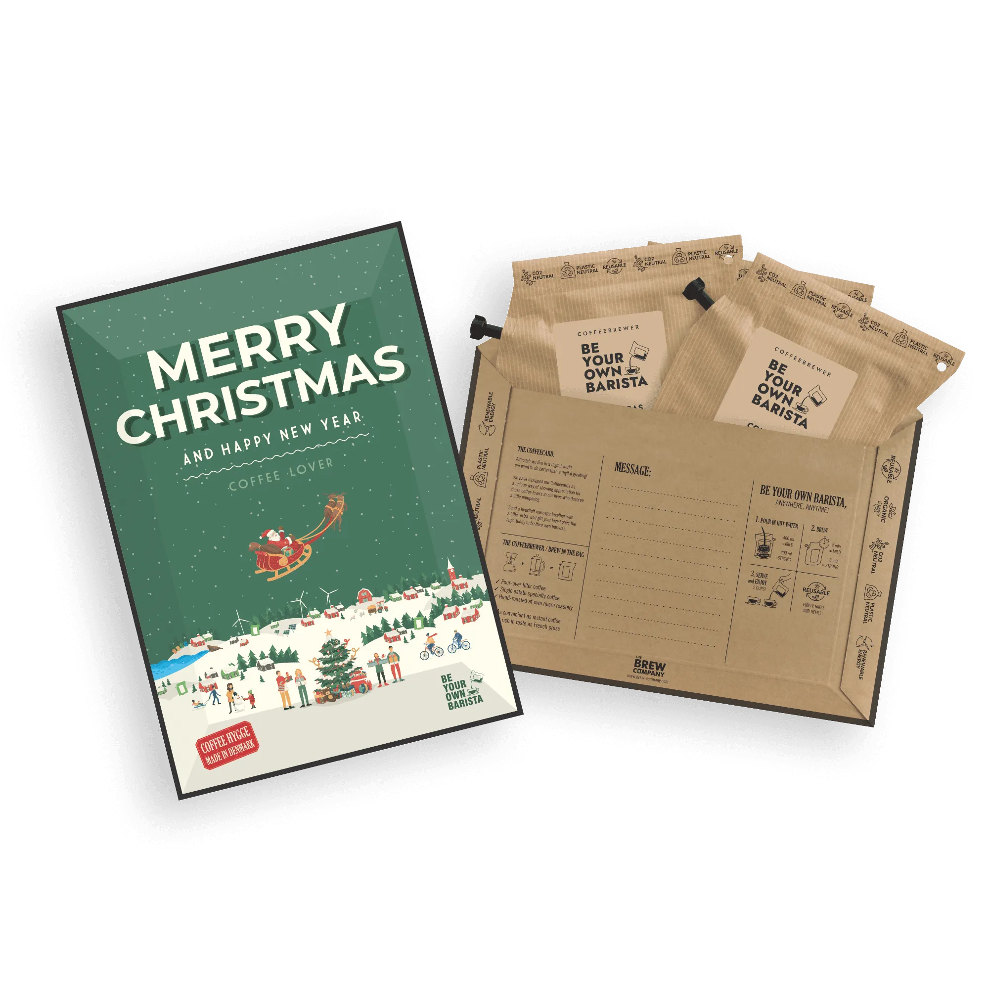 MERRY CHRISTMAS SPECIALTY COFFEE CARDS