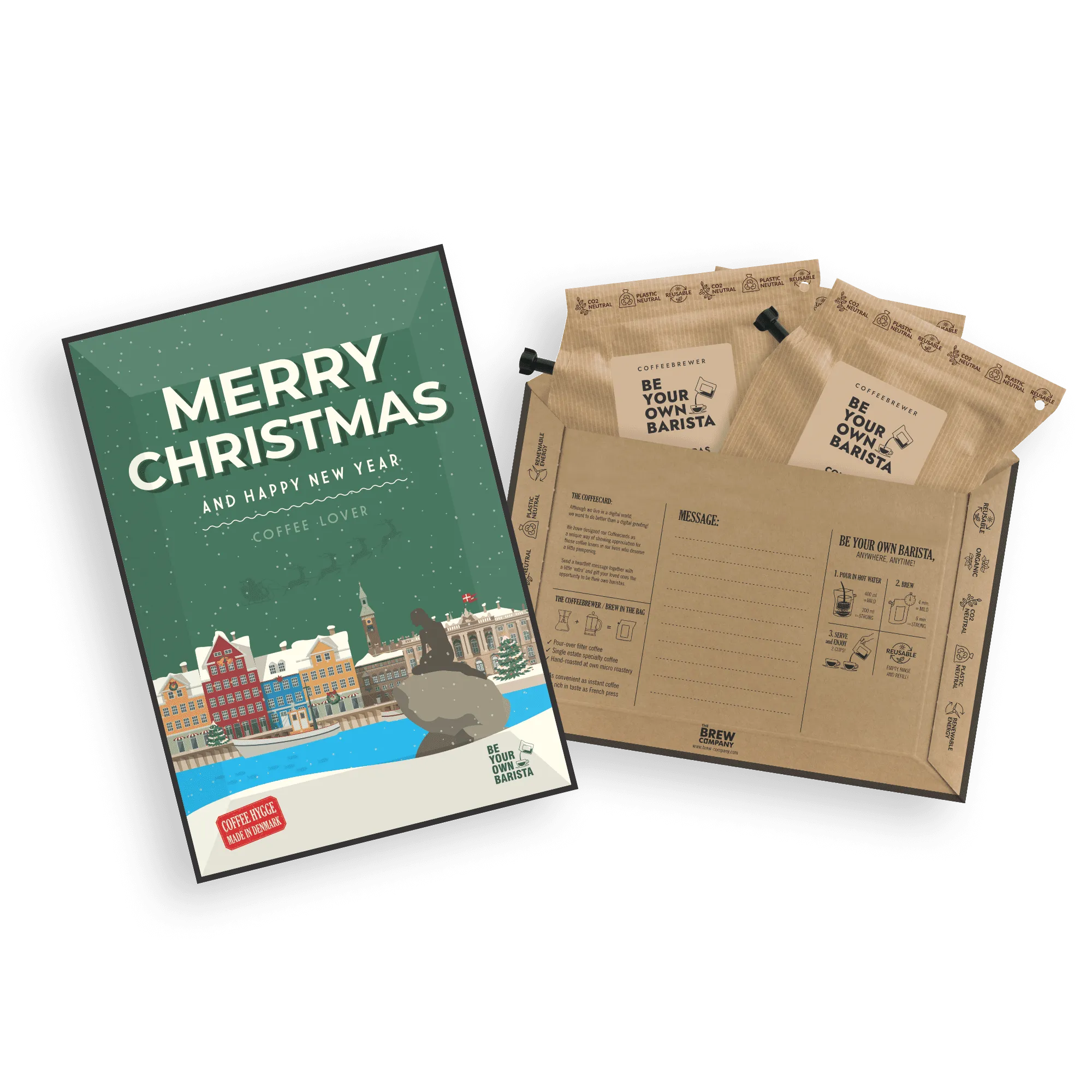 MERRY CHRISTMAS SPECIALTY COFFEE CARDS