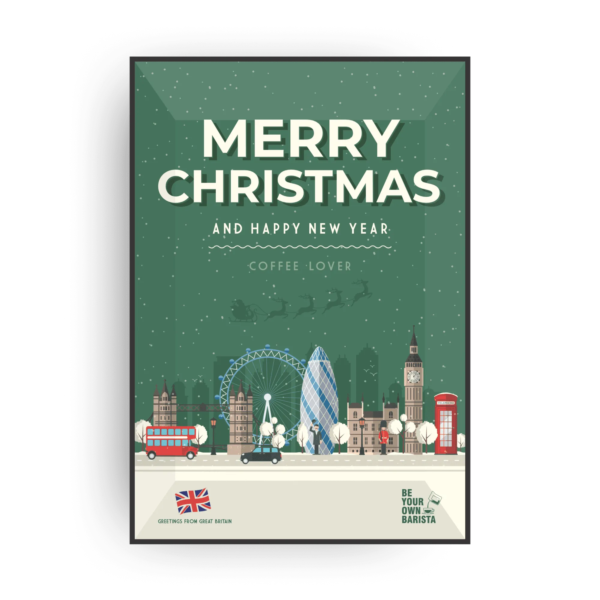 MERRY CHRISTMAS SPECIALTY COFFEE CARDS