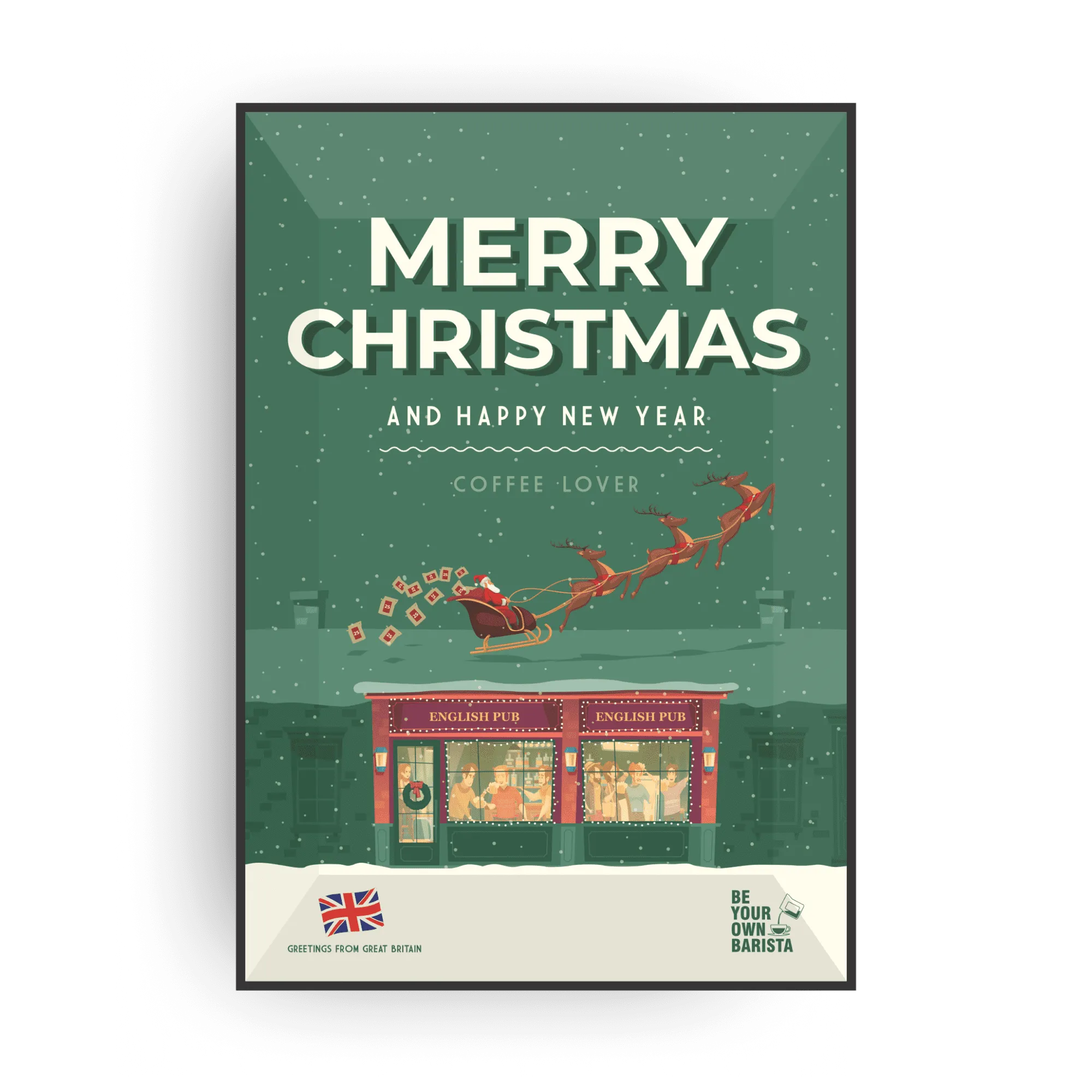 MERRY CHRISTMAS SPECIALTY COFFEE CARDS