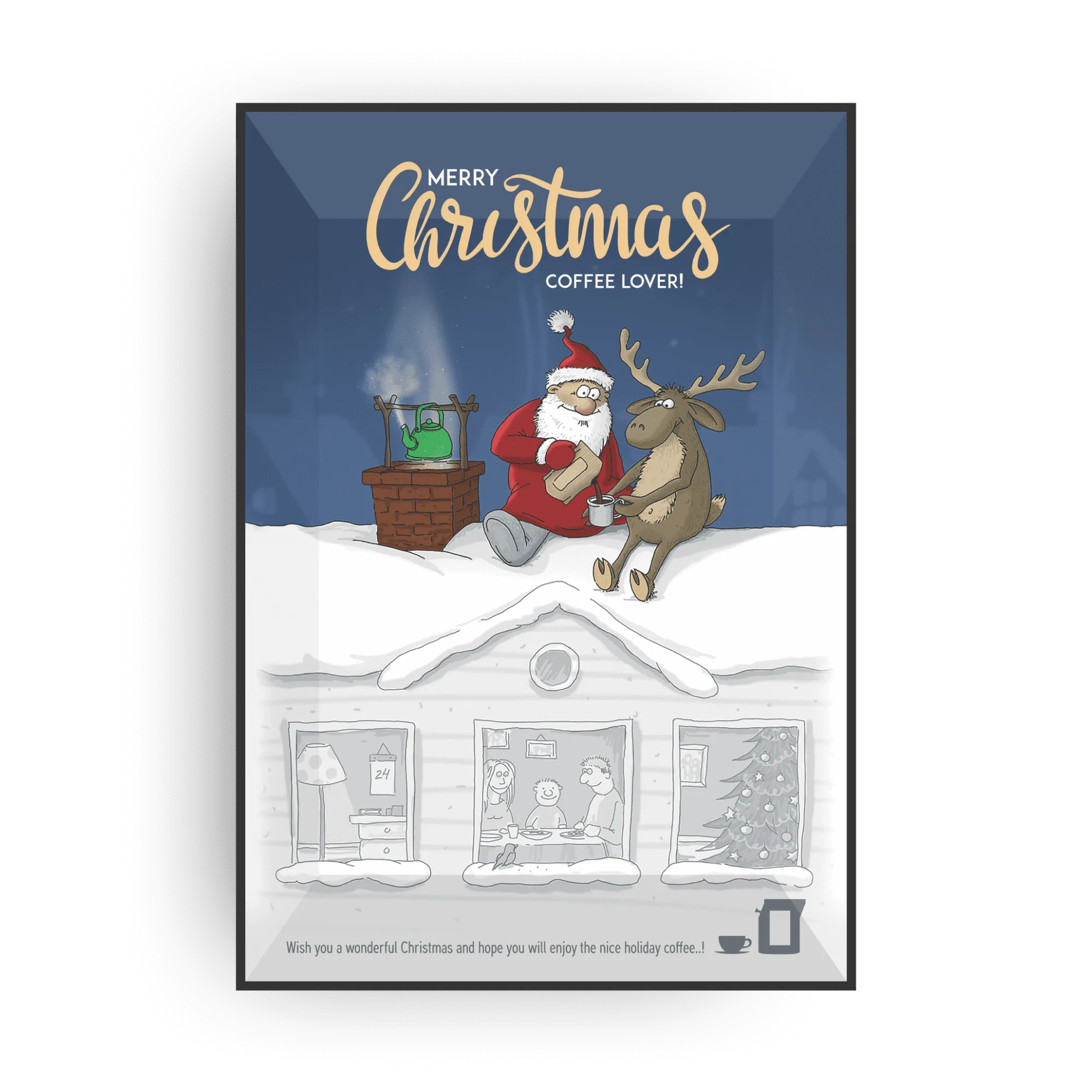 MERRY CHRISTMAS SPECIALTY COFFEE CARDS