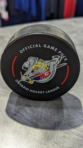 Michael Derbidge Autographed Puck