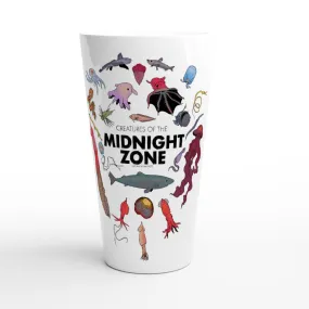 Midnight Zone Creatures Latte Mug