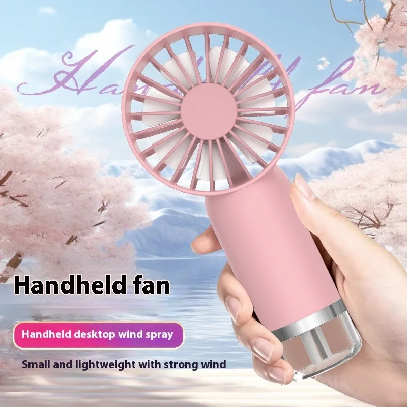 Mini Little Fan USB Multifunction Hand-held Spray Fan