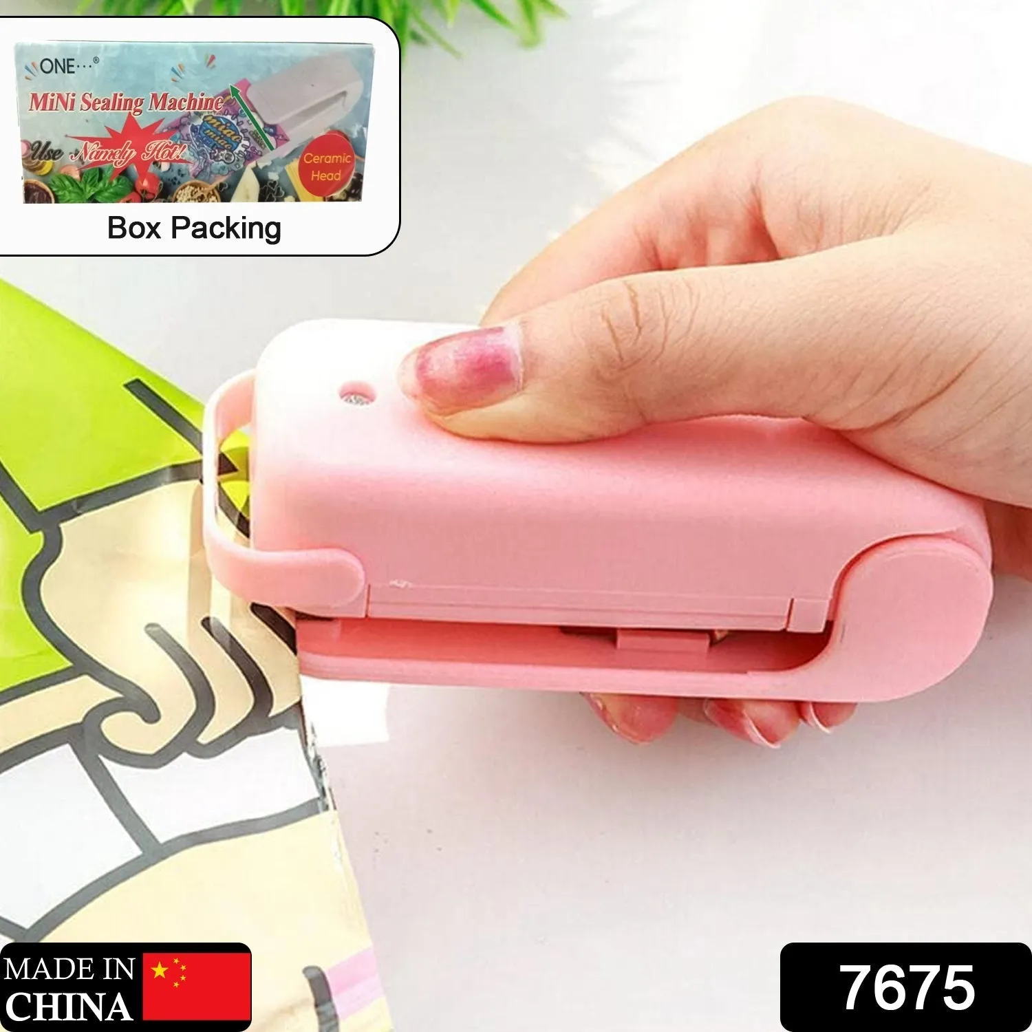 Mini Sealing Machine Plastic Bag Sealer Portable Mini Super Seal Packing Plastic Bag Tool Sealing Machine Hand Held Heat (1Pc)